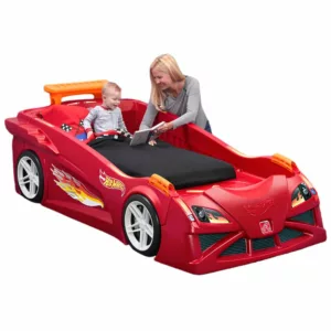 STE8215 Hot Wheels™ Toddler-To-Twin Race Car Bed™