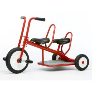 professional carry double-seat tricycle for kindergardens