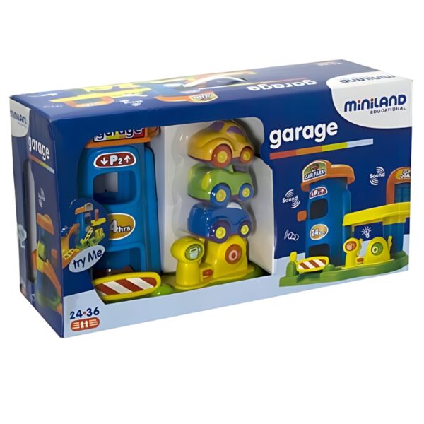 garage play toy box
