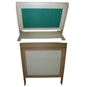 double-sided white and felt board for educational purposes