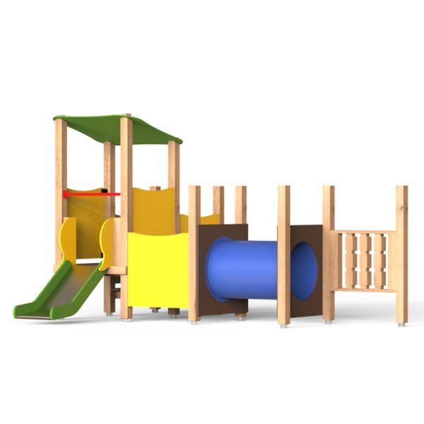 theme play center with tunnels
