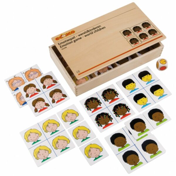 emotion game set with wooden box