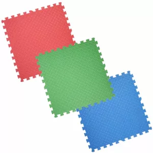 floor tile red, green, blue