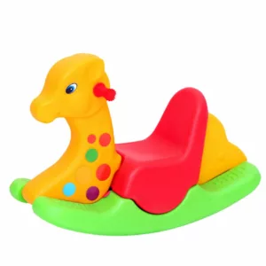 rocking horse colorful side view