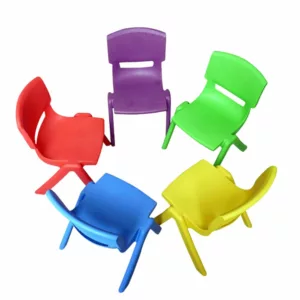 plastic chair green, yellow, blue, red, purple