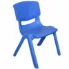 plastic chair blue