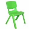 plastic chair green