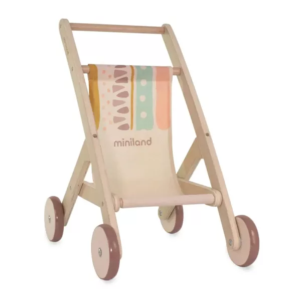 wooden doll stroller