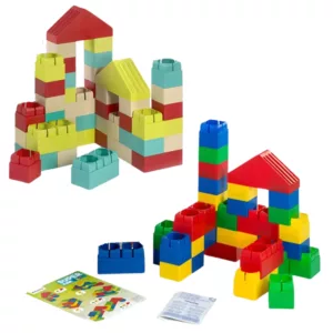 two constructions with colorful building blocks