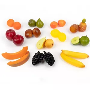 plastic fruit set 24 pcs