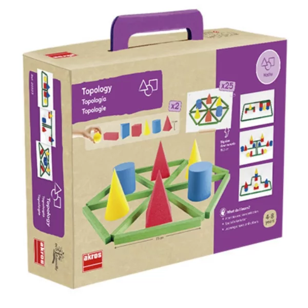 retail box of educational game for schools side view