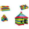 colorful building blocks constructions